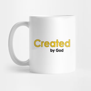 Created by God is Creationism Mug